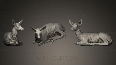 Animal figurines (STKJ_0152) 3D model for CNC machine